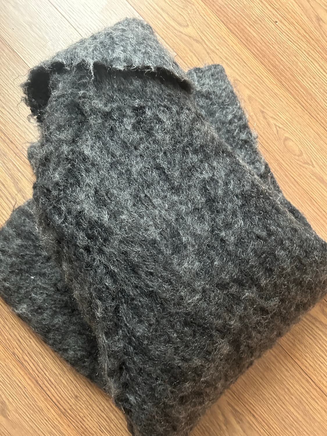 💕에크루💕퍼벌즈PERVERZE 모헤어 롱가디건 상품이미지4