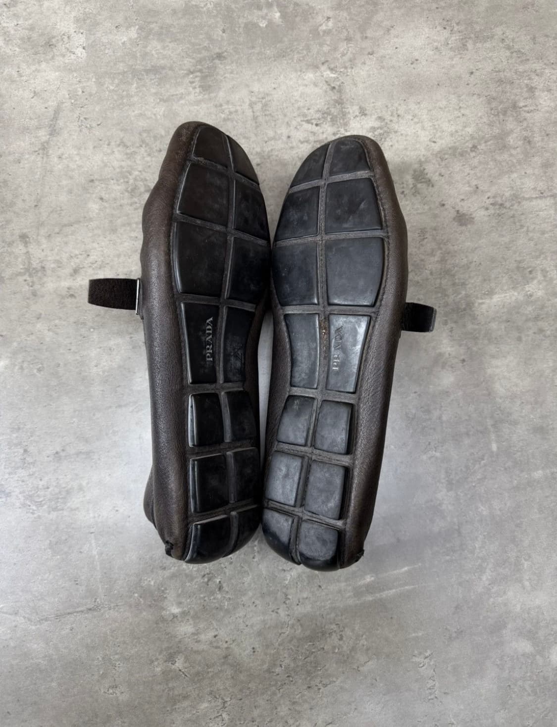 [9.5] 프라다 버클 로퍼 브라운 상품이미지6