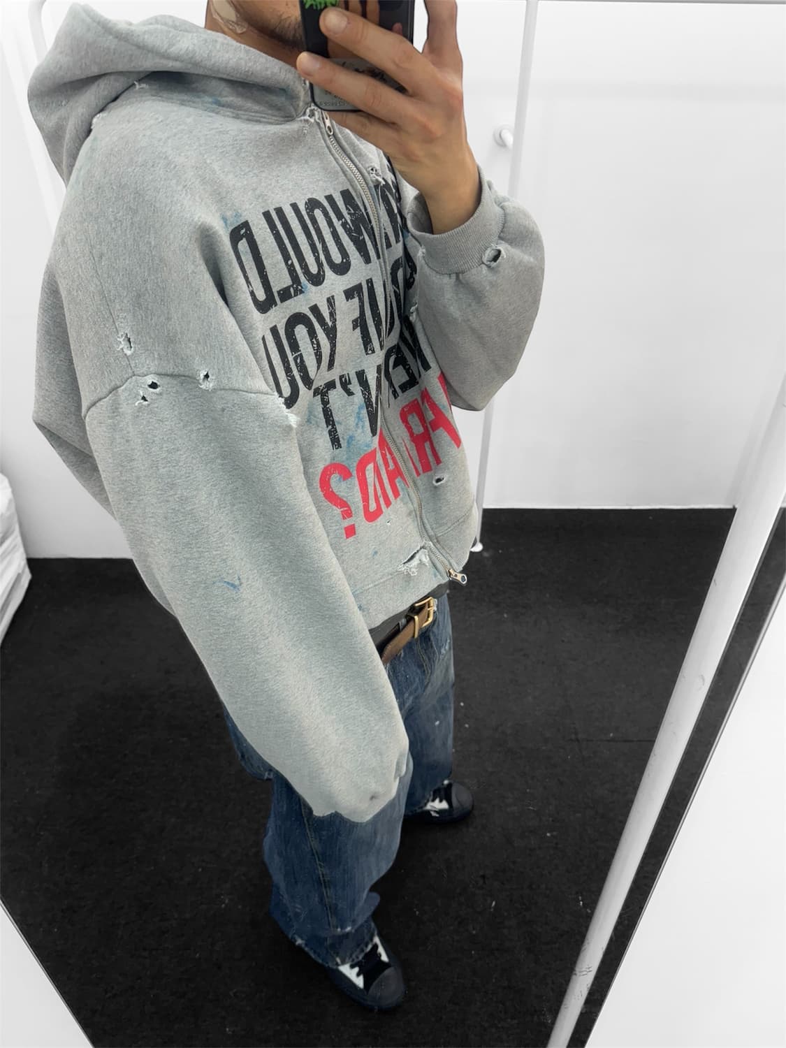 빈티지 후드집업(기모) 상품이미지9