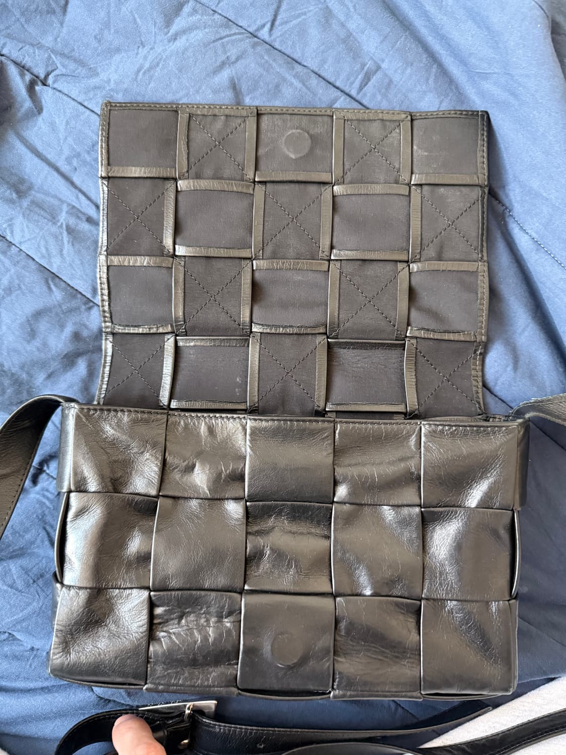 보테가베네타 레더 카세트백 블랙 상품이미지7