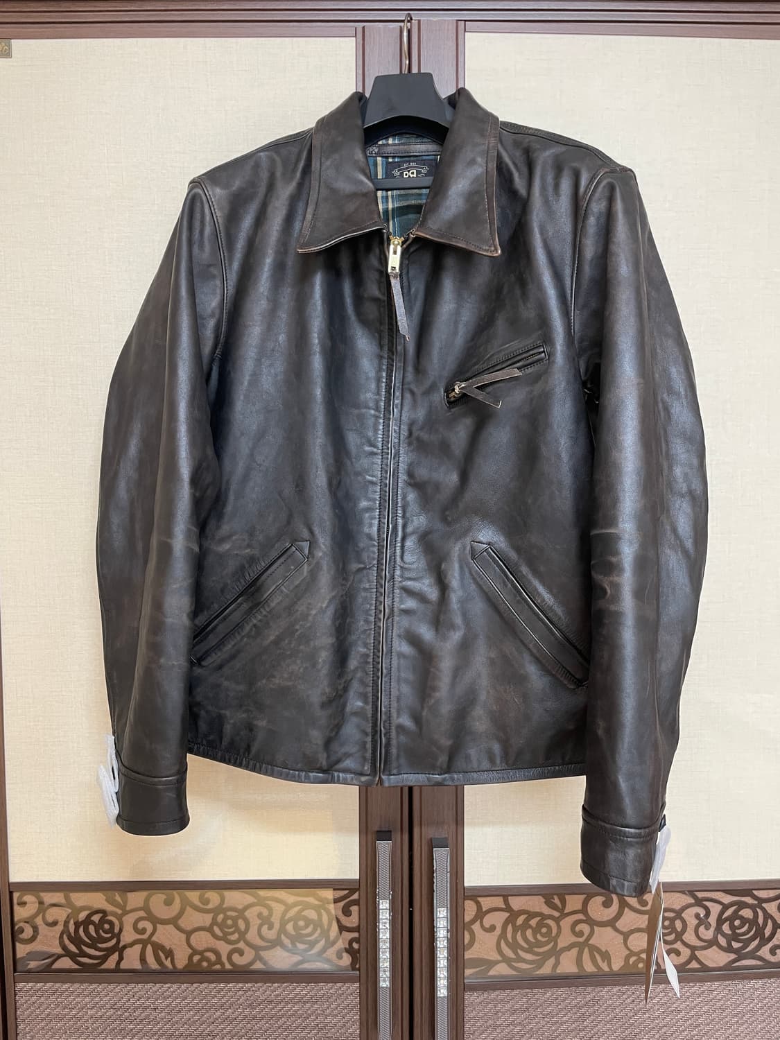 [M] RRL 뉴스보이 레더 자켓 상품이미지1