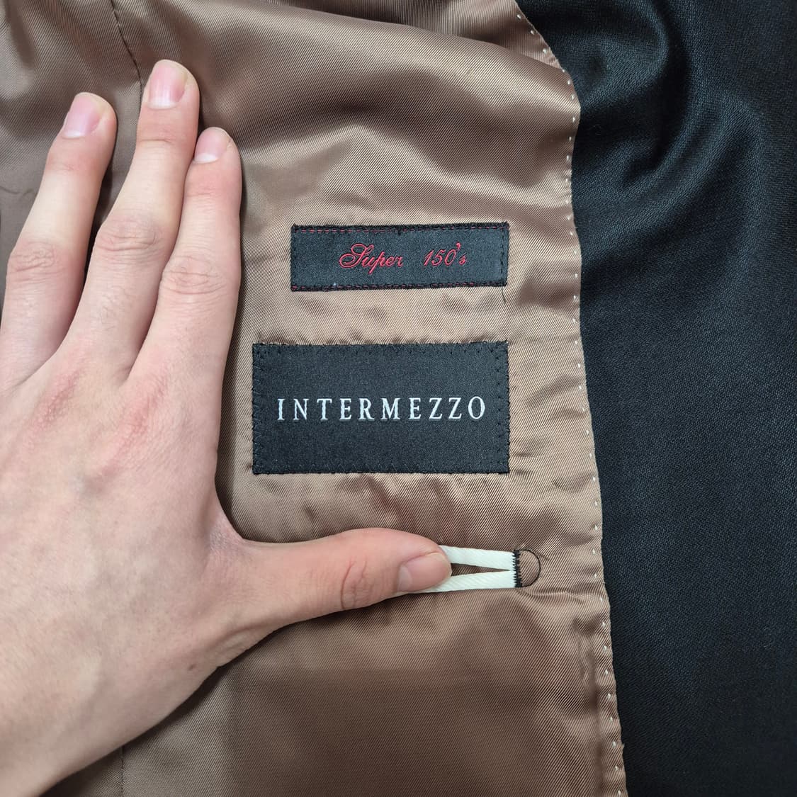 인터메조 남성 모직 블레이저 정장자켓 상품이미지5