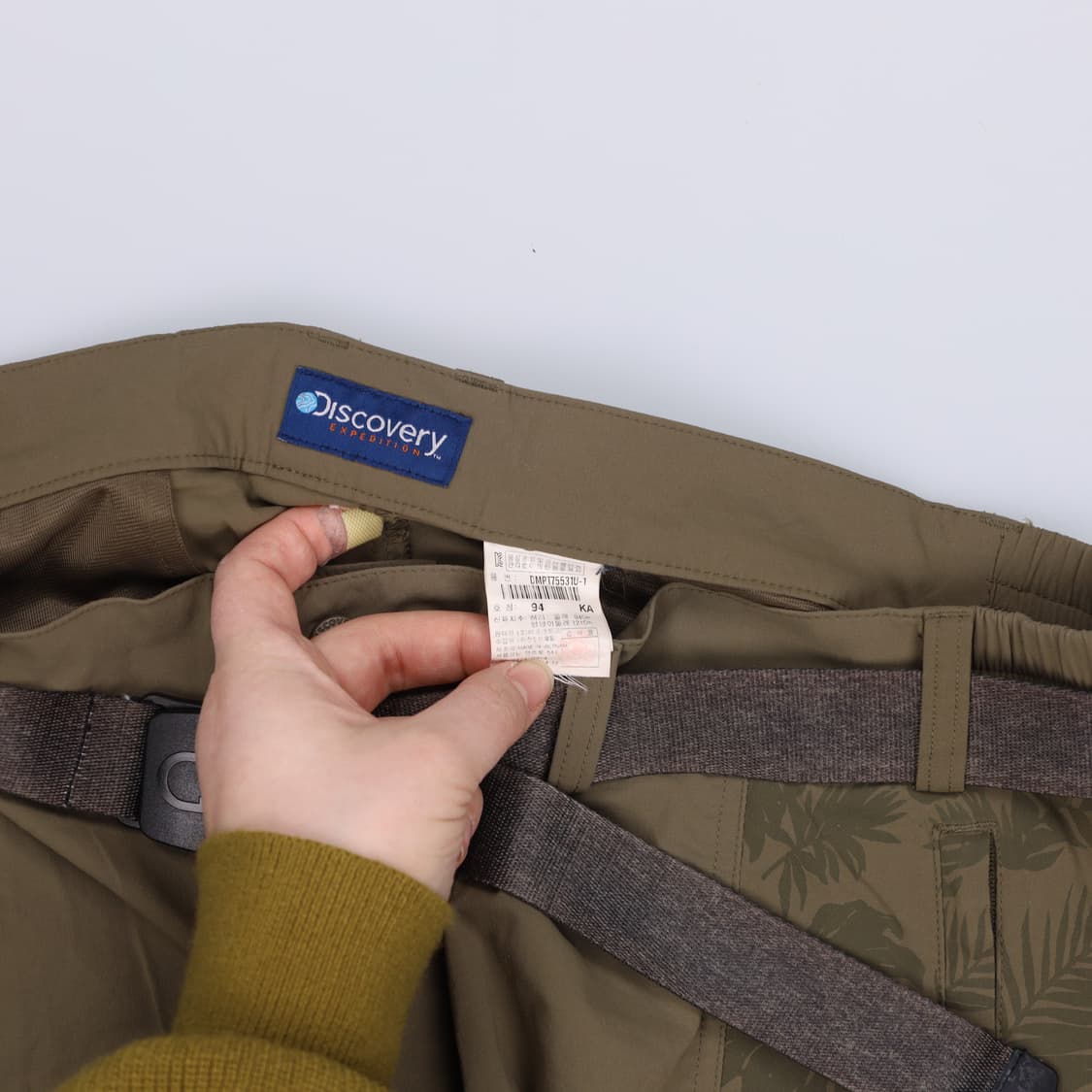 94 디스커버리 기능성 벨티드 바지 0227M 상품이미지3