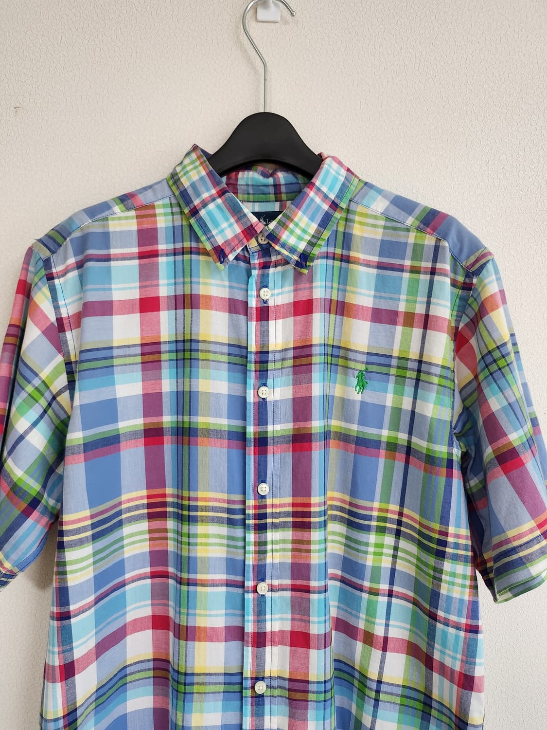 폴로랄프로렌 체크반팔셔츠 (XL18-20  상품이미지1