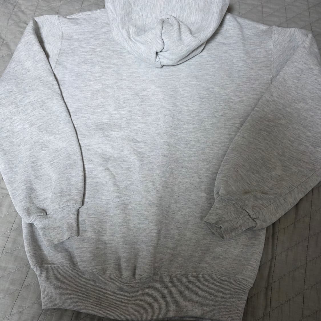 [M] 90s USA 러셀 애슬레틱 후드집업 라이트 그레이 ver. 굿 상품이미지5