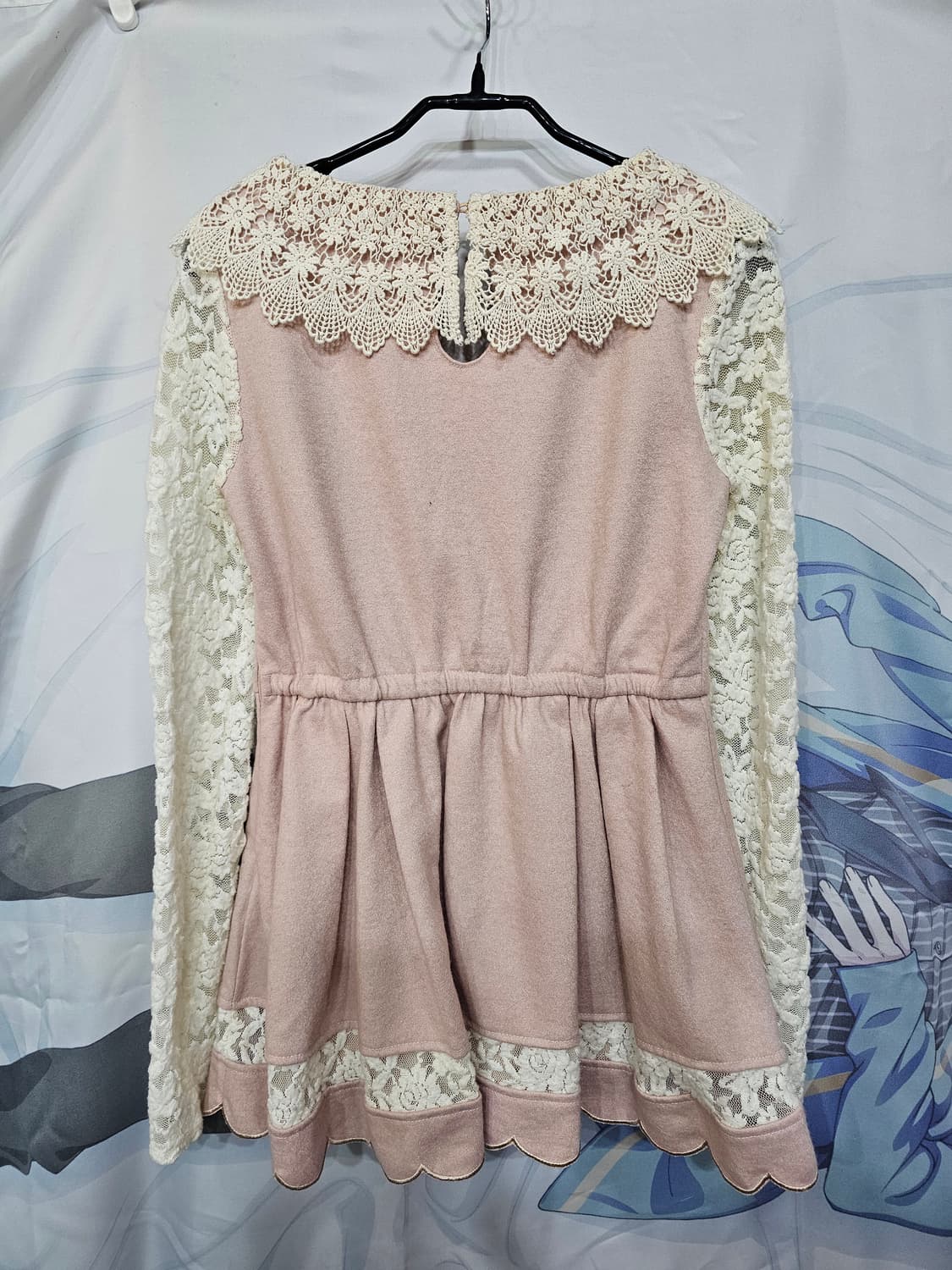 LIZ LISA 리즈리사 핑크 리본 레이스 탑 상품이미지3