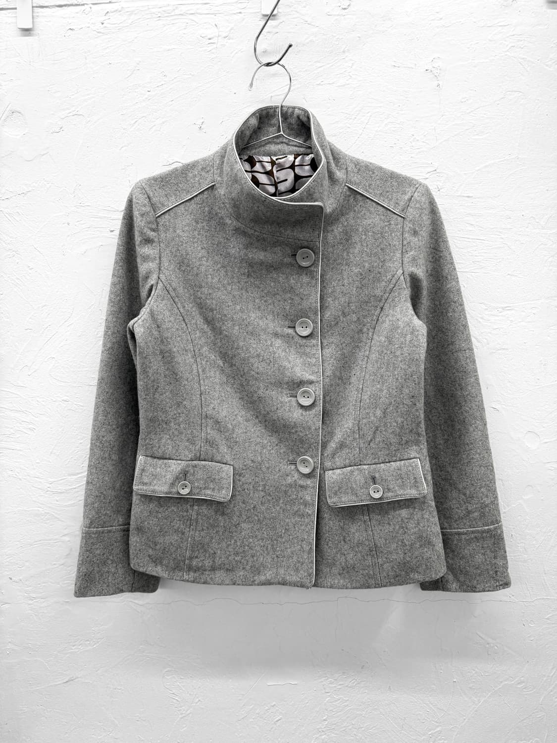 grove 버튼 울 자켓 상품이미지1