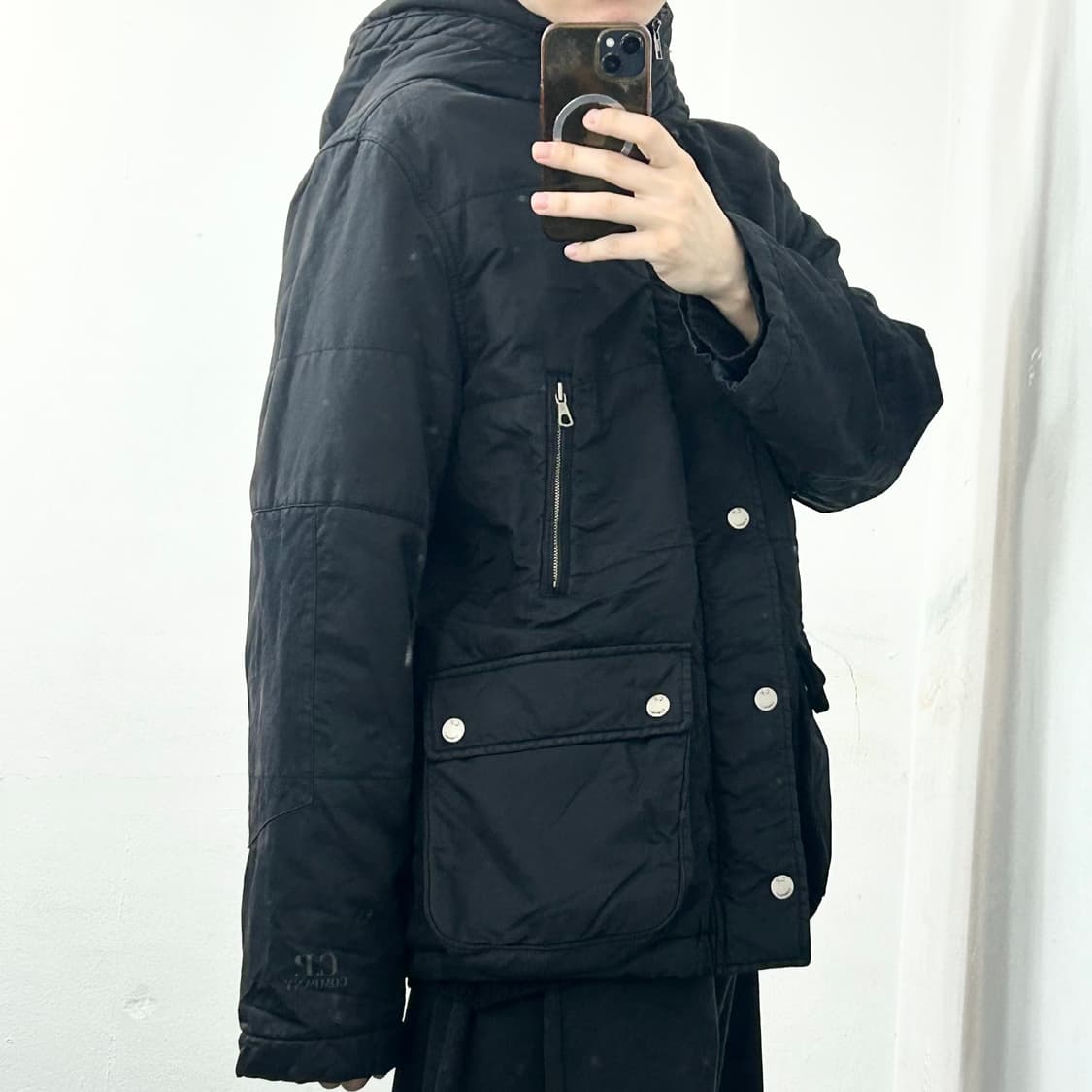 CP 컴퍼니 왁스드 나일론 후드 점퍼 상품이미지4