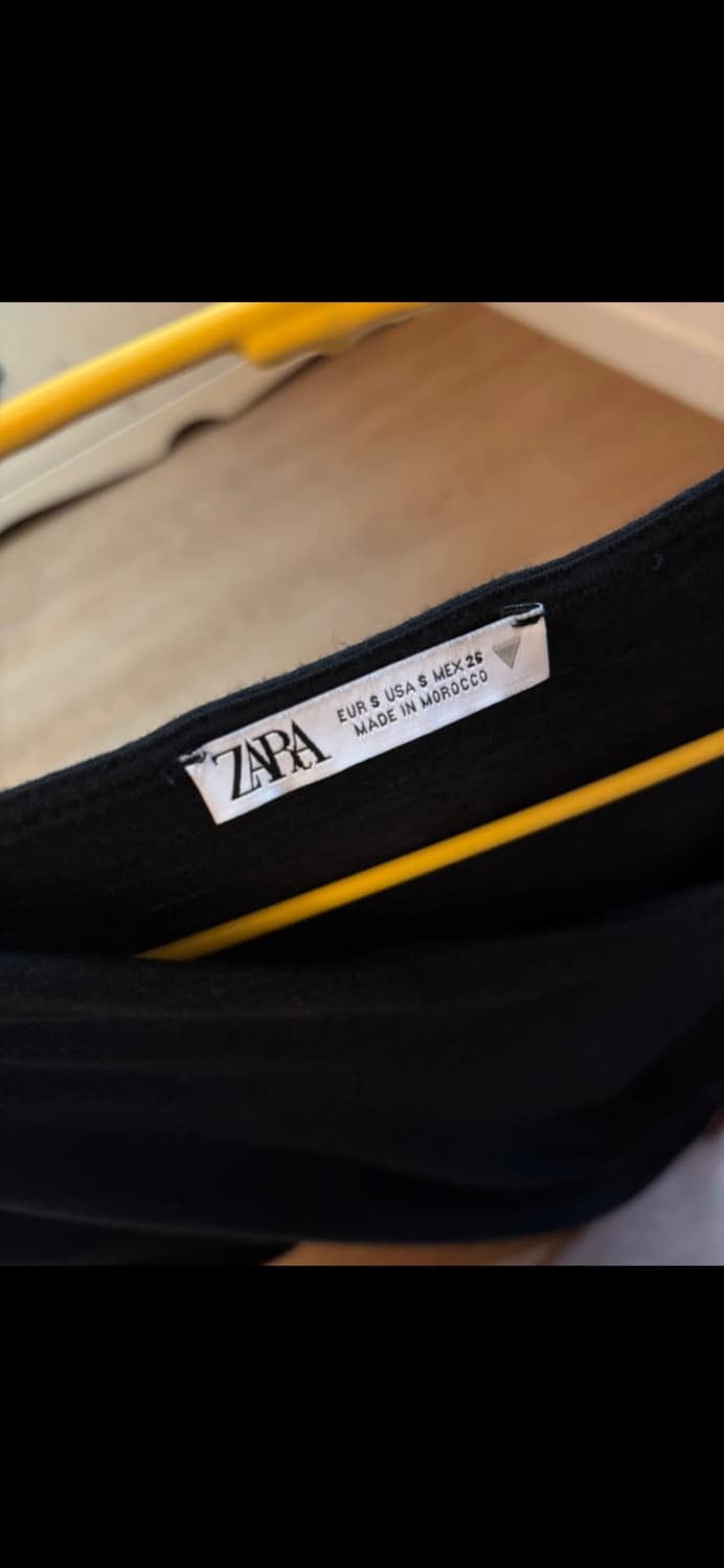 자라 사선컷 오프숄더 롱슬리브 상품이미지2