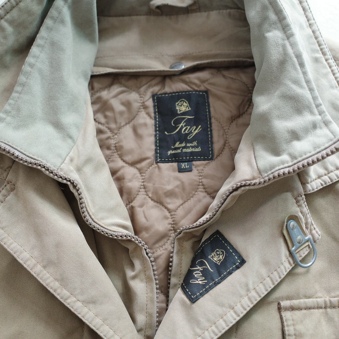 00s 페이 FAY 이탈리아 생산 반 유틸리티 자켓 XL 상품이미지5