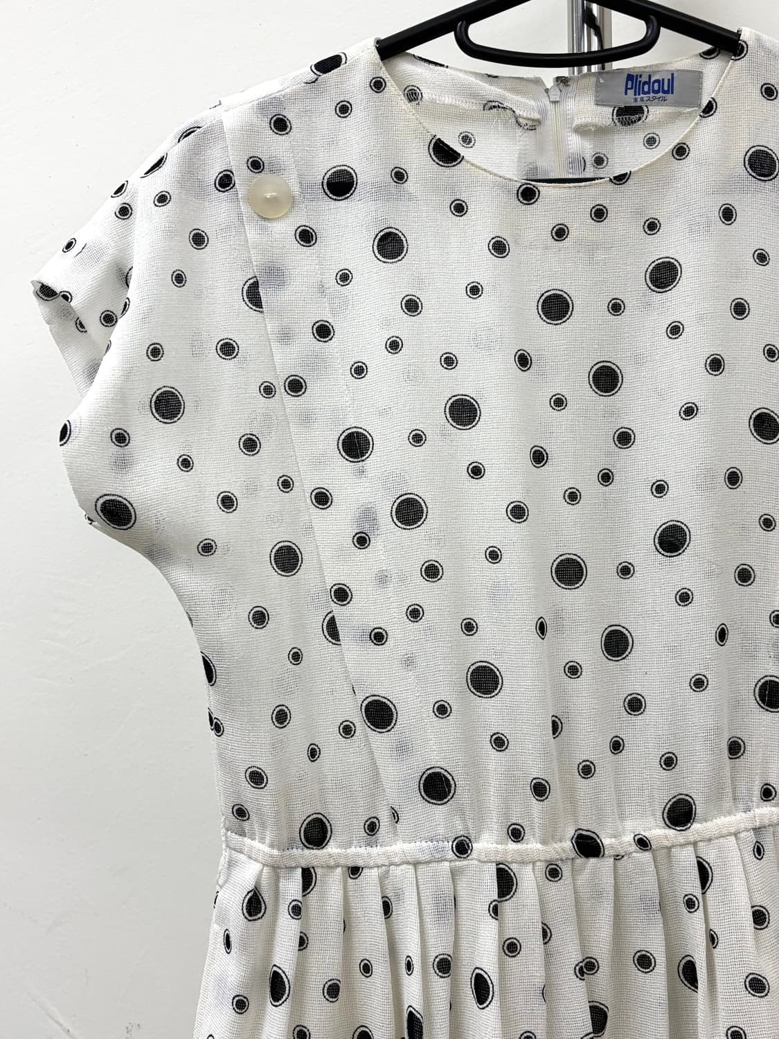 빈티지 도트 반소매 원피스 상품이미지7