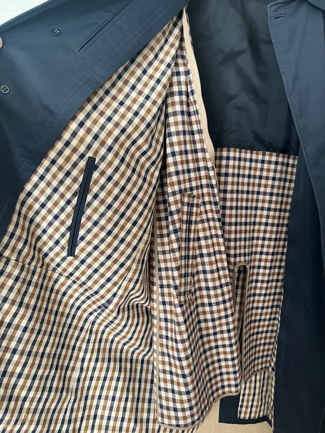 아쿠아스큐텀 버버리 코트 40 상품이미지4