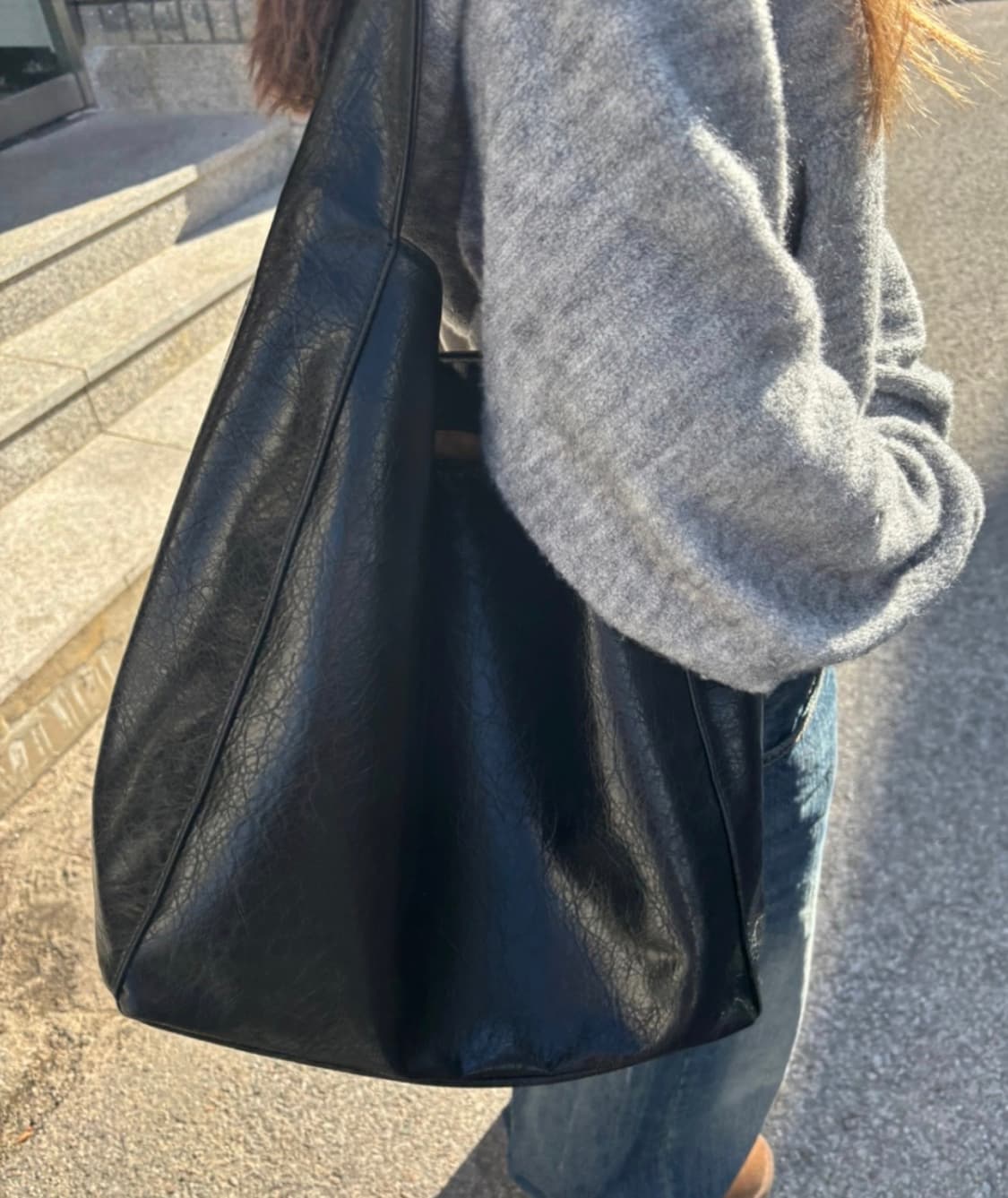아워캐비넷 가죽 백 상품이미지2