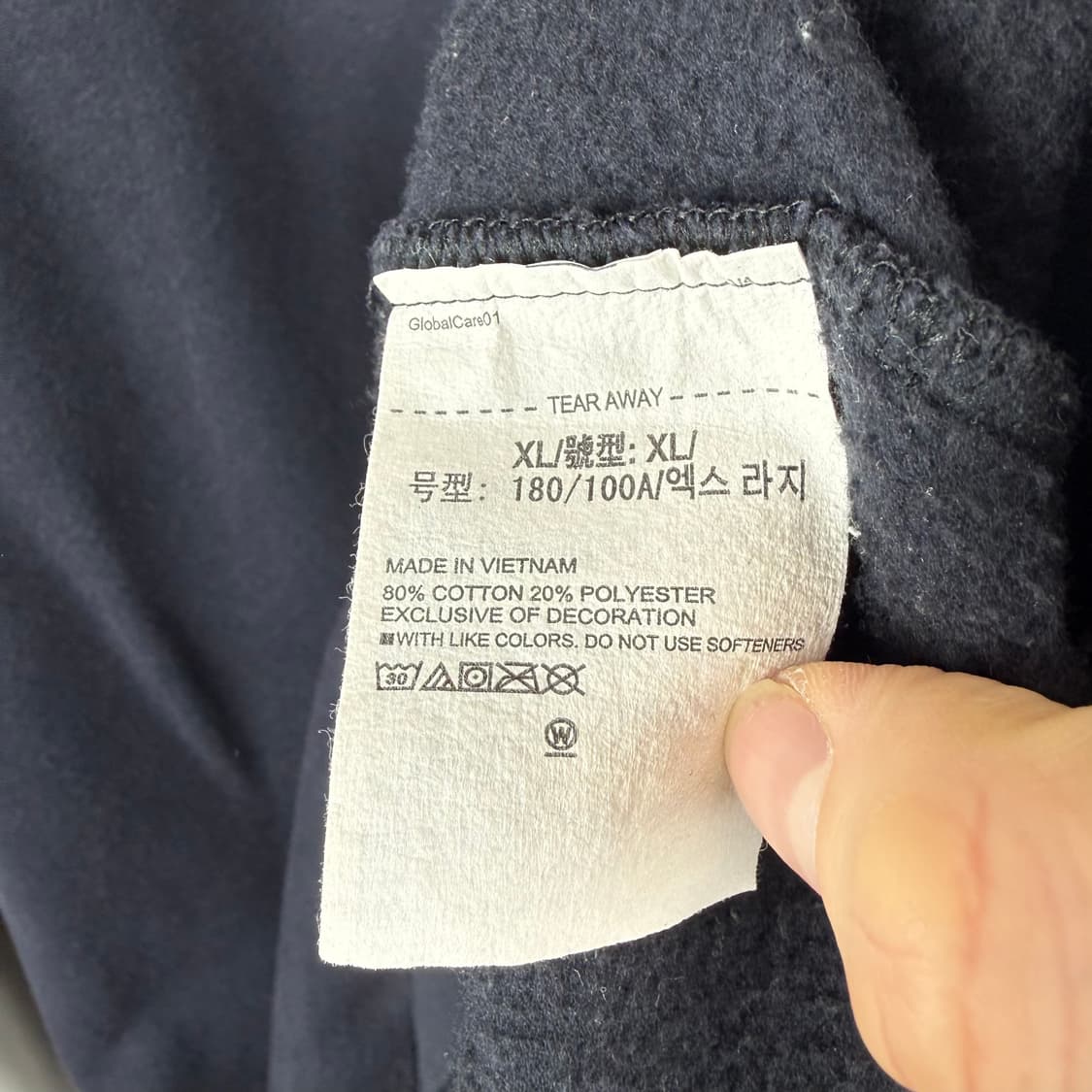 XL) 언더아머 스몰로고 기모 맨투맨 블랙 상품이미지5