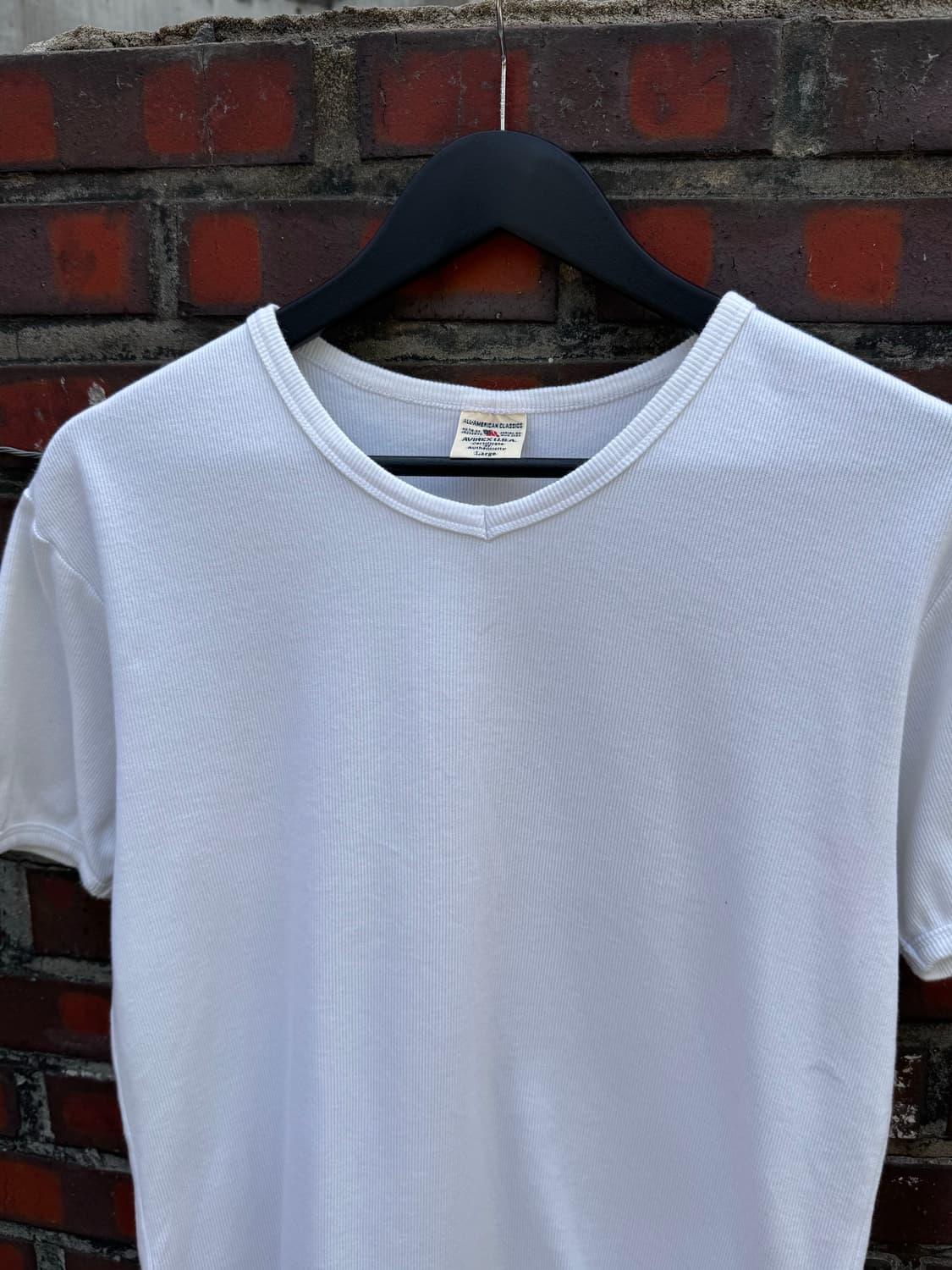 아비렉스 화이트 반팔티셔츠  상품이미지4