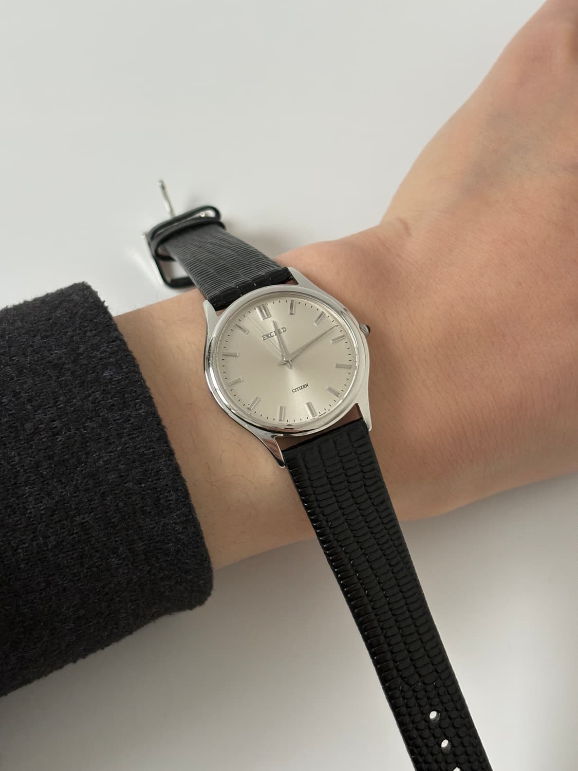 시티즌 1990년대 Exceed 샴페인 다이얼 실버  상품이미지9