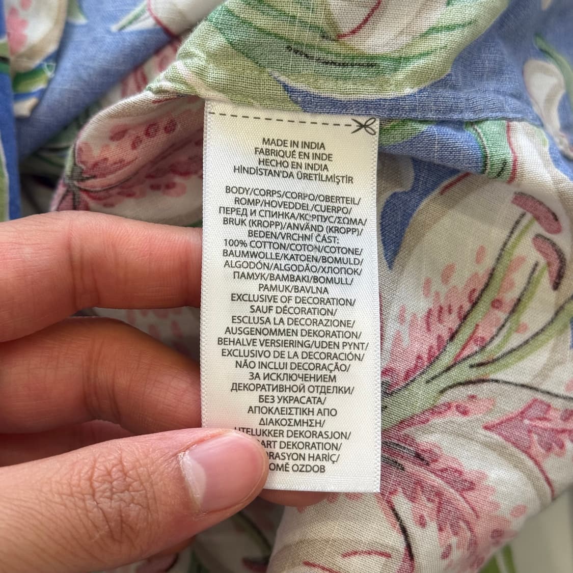 L 폴로랄프로렌 꽃무늬 하와이안 반팔 셔츠 상품이미지5