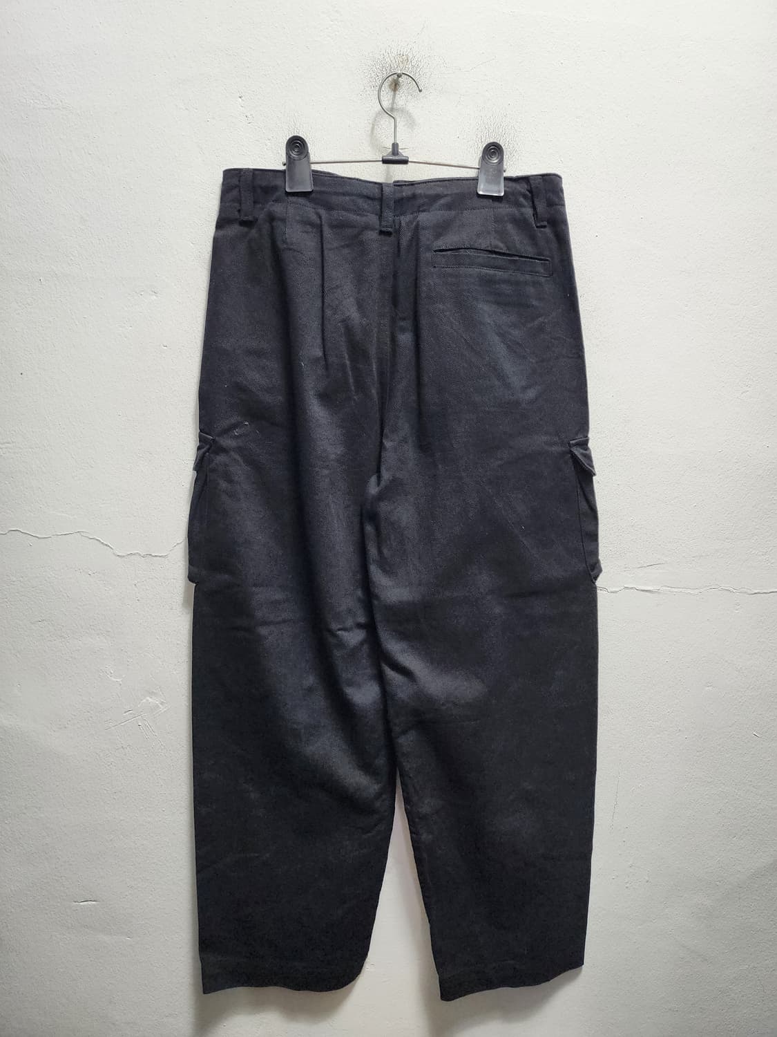 OY 블랙 와이드 카고팬츠 상품이미지2