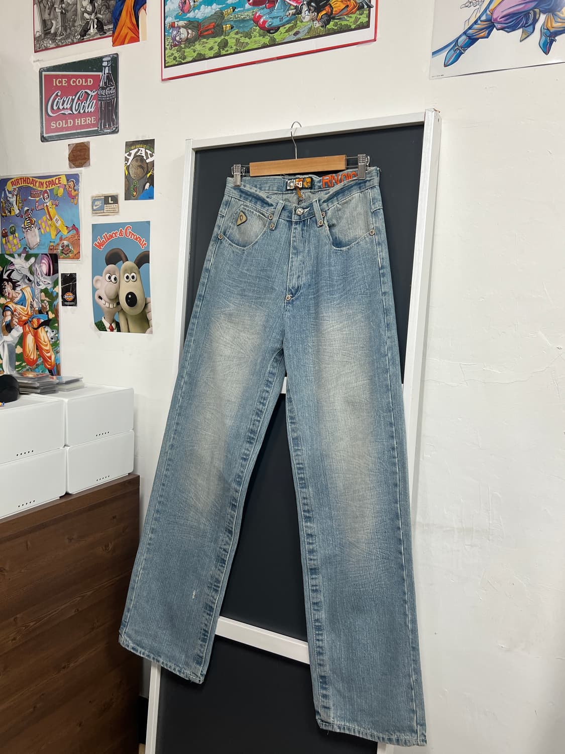 Akademiks 아카데믹 올드스쿨 프린팅 힙합 데님 팬츠 상품이미지10