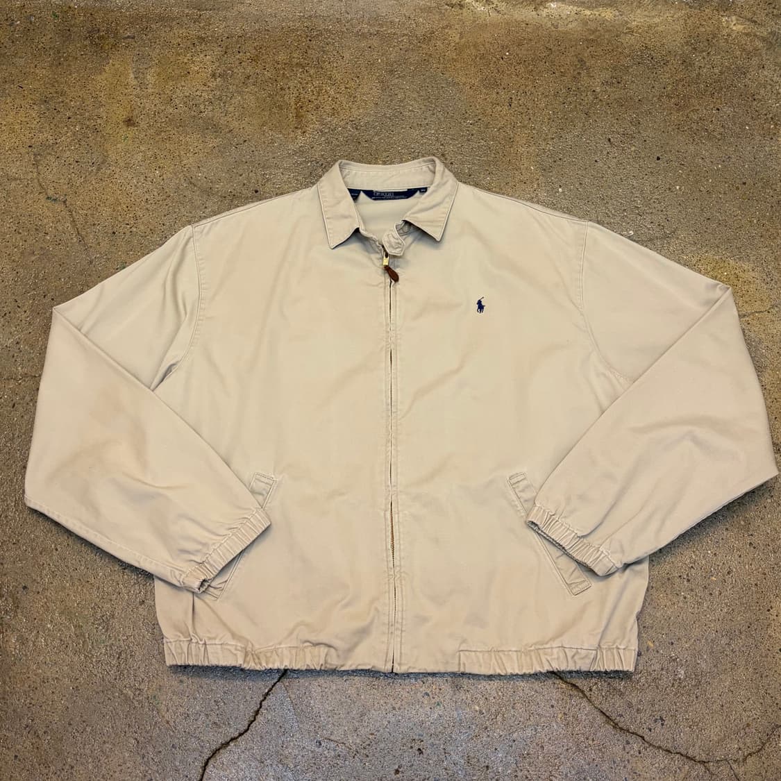 90s Made in USA 빈티지 폴로랄프로렌 스윙자켓 스윙탑 헤링본자 상품이미지1