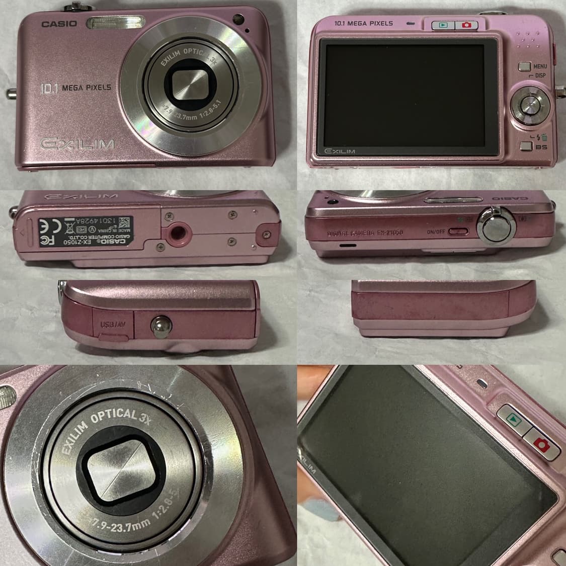 르세라핌 은채 디카🌸카시오 엑슬림 EX-Z1050 핑크 + 정품충전기 상품이미지9