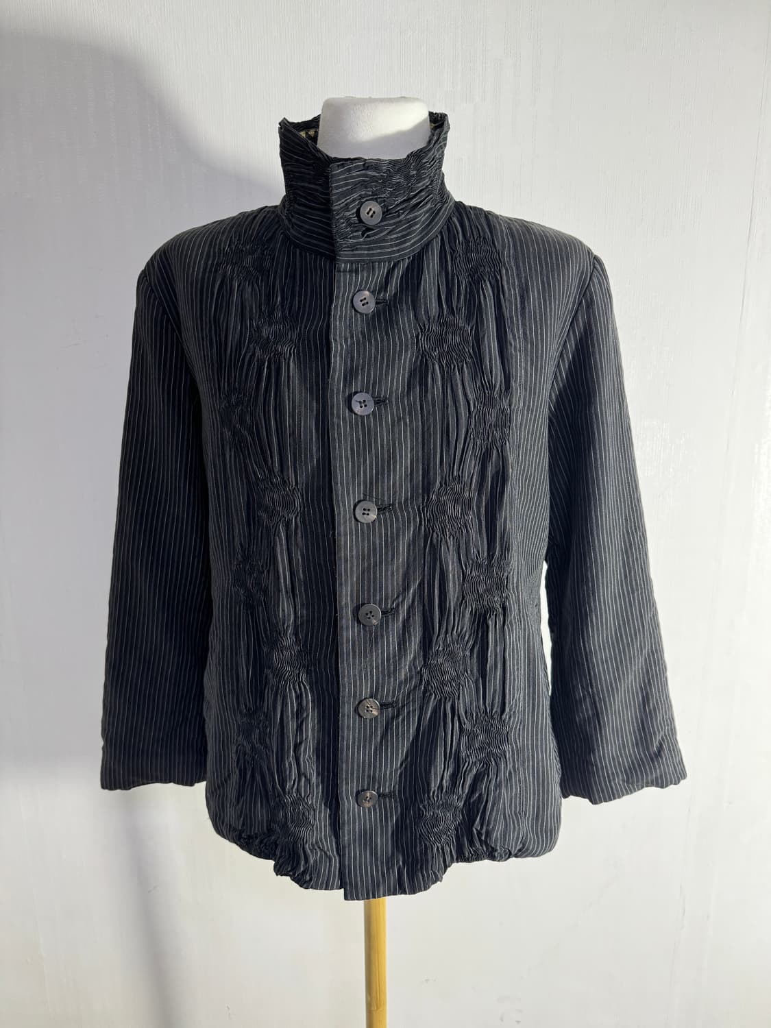 이세이미야케 HaaT 스트라이프 셔링 자켓 상품이미지2