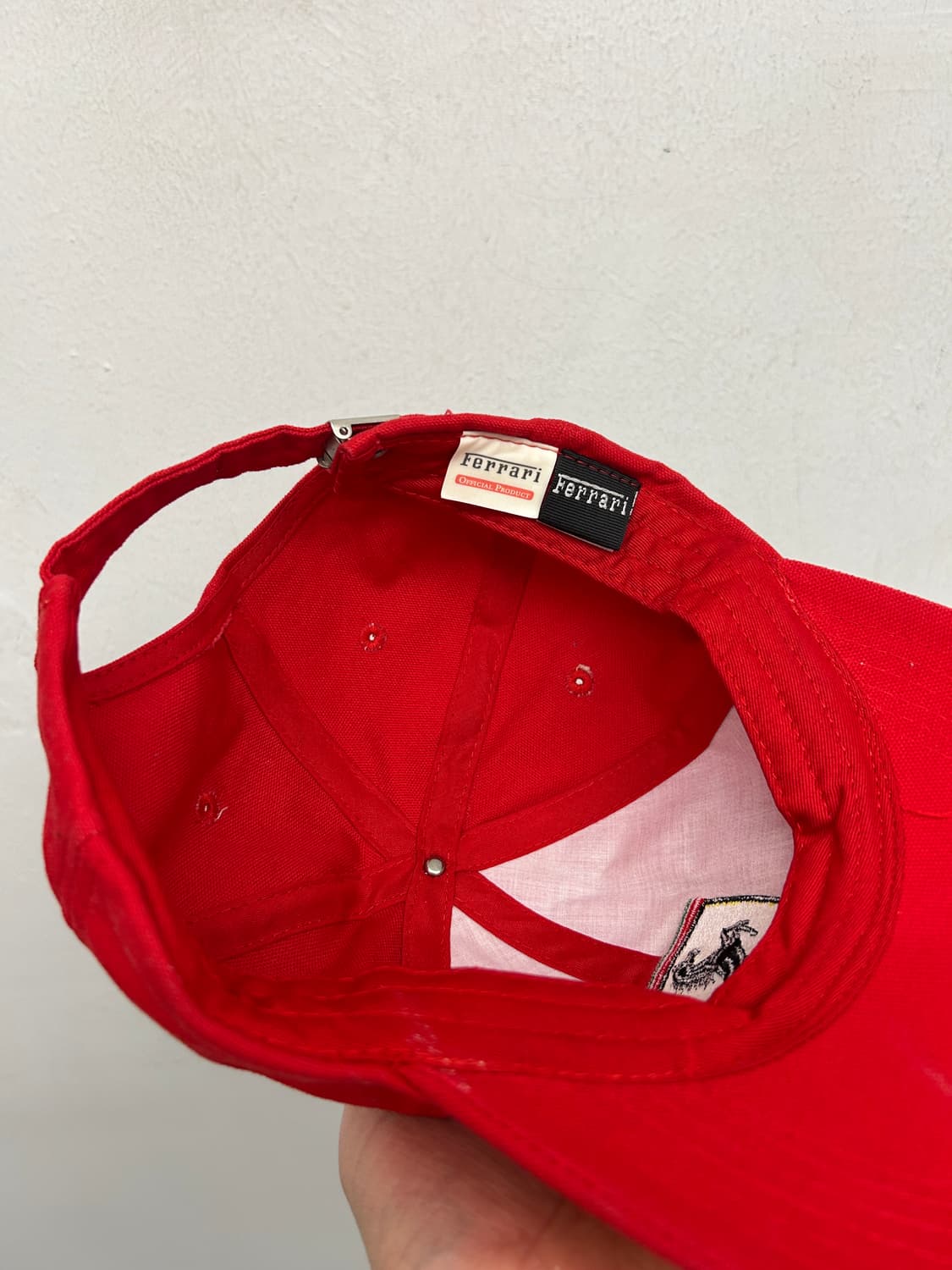 페라리 Ferrari 레드 볼캡 모자 상품이미지4