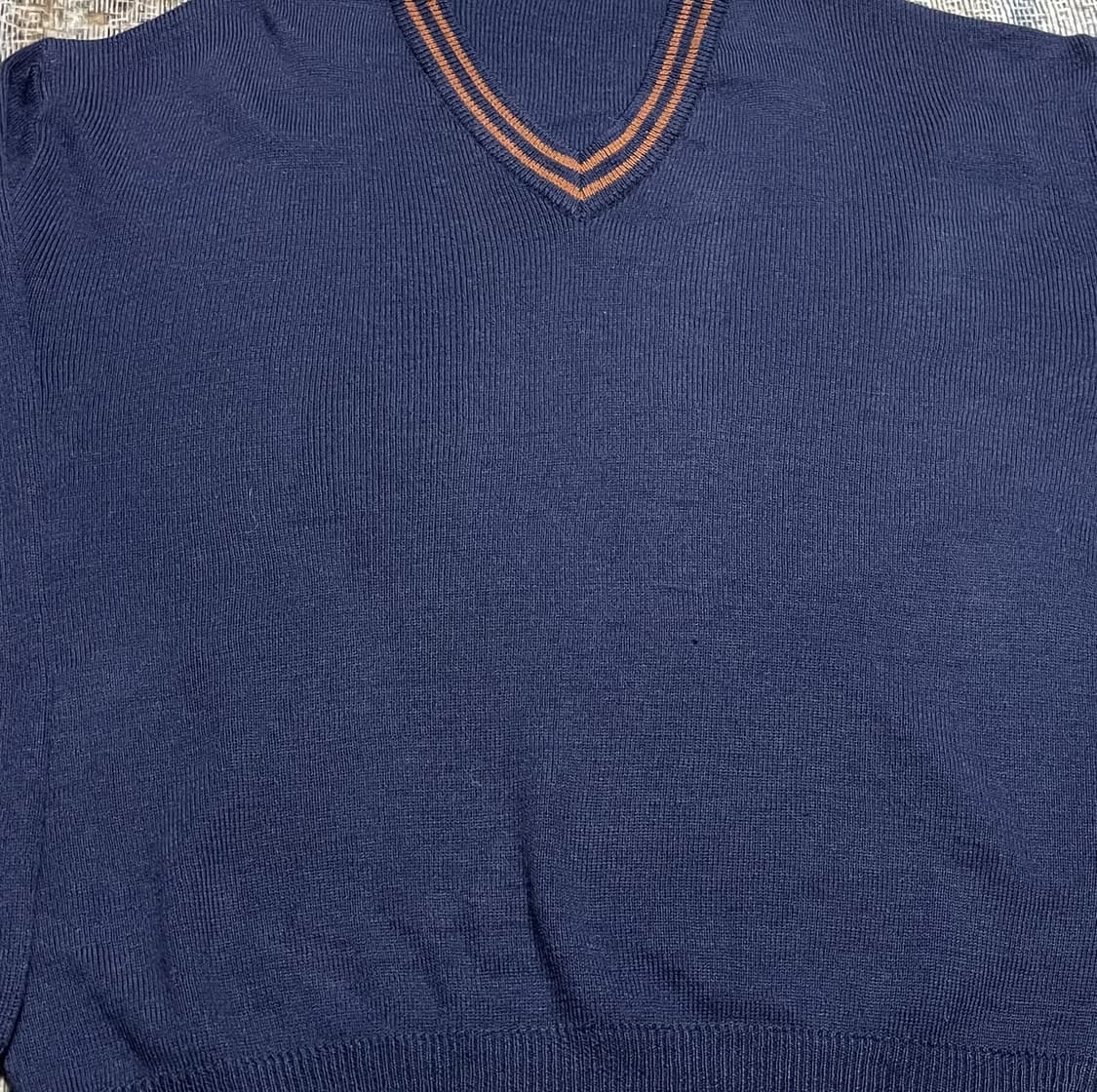 JPN 90s~00s 일본 빈티지 모리걸 프레피 브이넥 교복 니트 상품이미지5