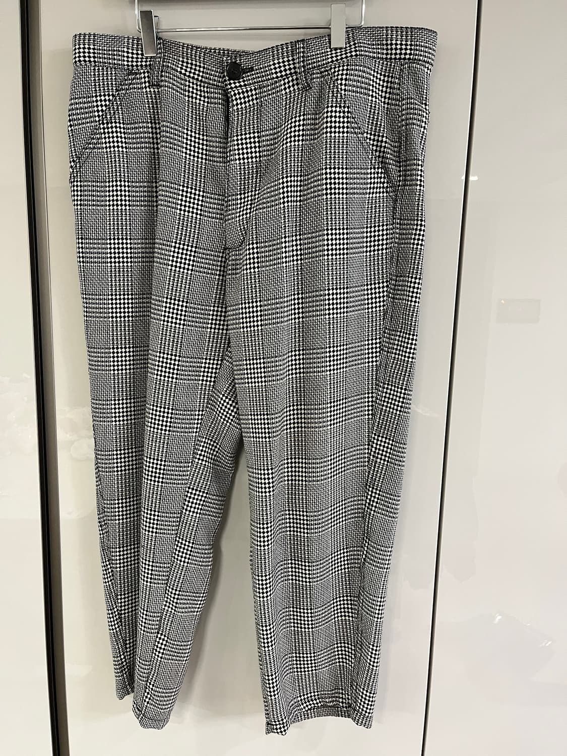 꼼데가르송 남성 체크 슬랙스 팬츠 상품이미지1