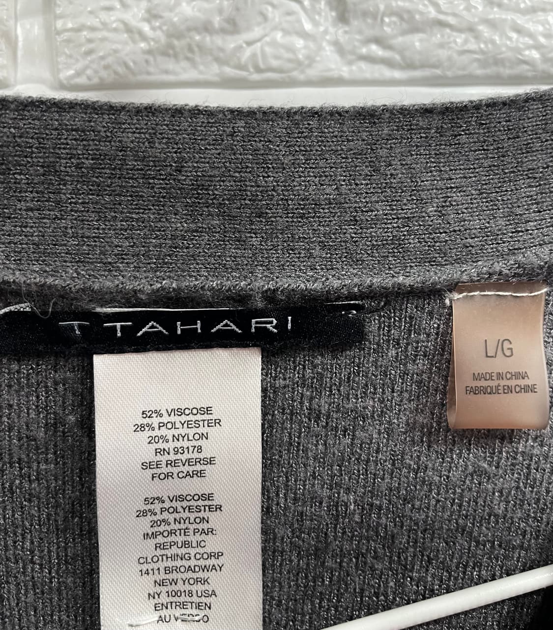 TAHARI 타하리 진주단추 니트가디건 하객룩데이트룩오피스룩 상품이미지2