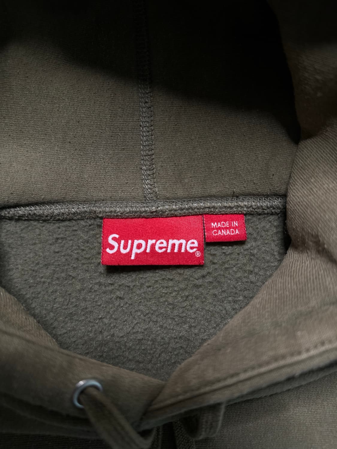 슈프림 후드 올리브 M   상품이미지2