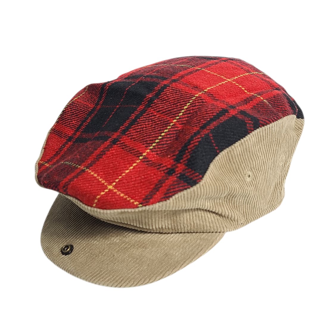 Levi's) 데드스탁 리바이스 체크 코듀로이 믹스 헌팅캡 상품이미지2