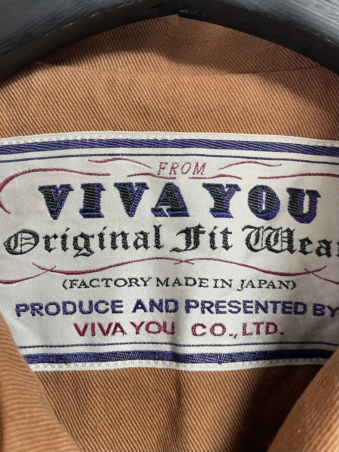 90s 빈티지 우먼스 비바유 레트로 코튼 블루종 자켓 (on.518) 상품이미지6