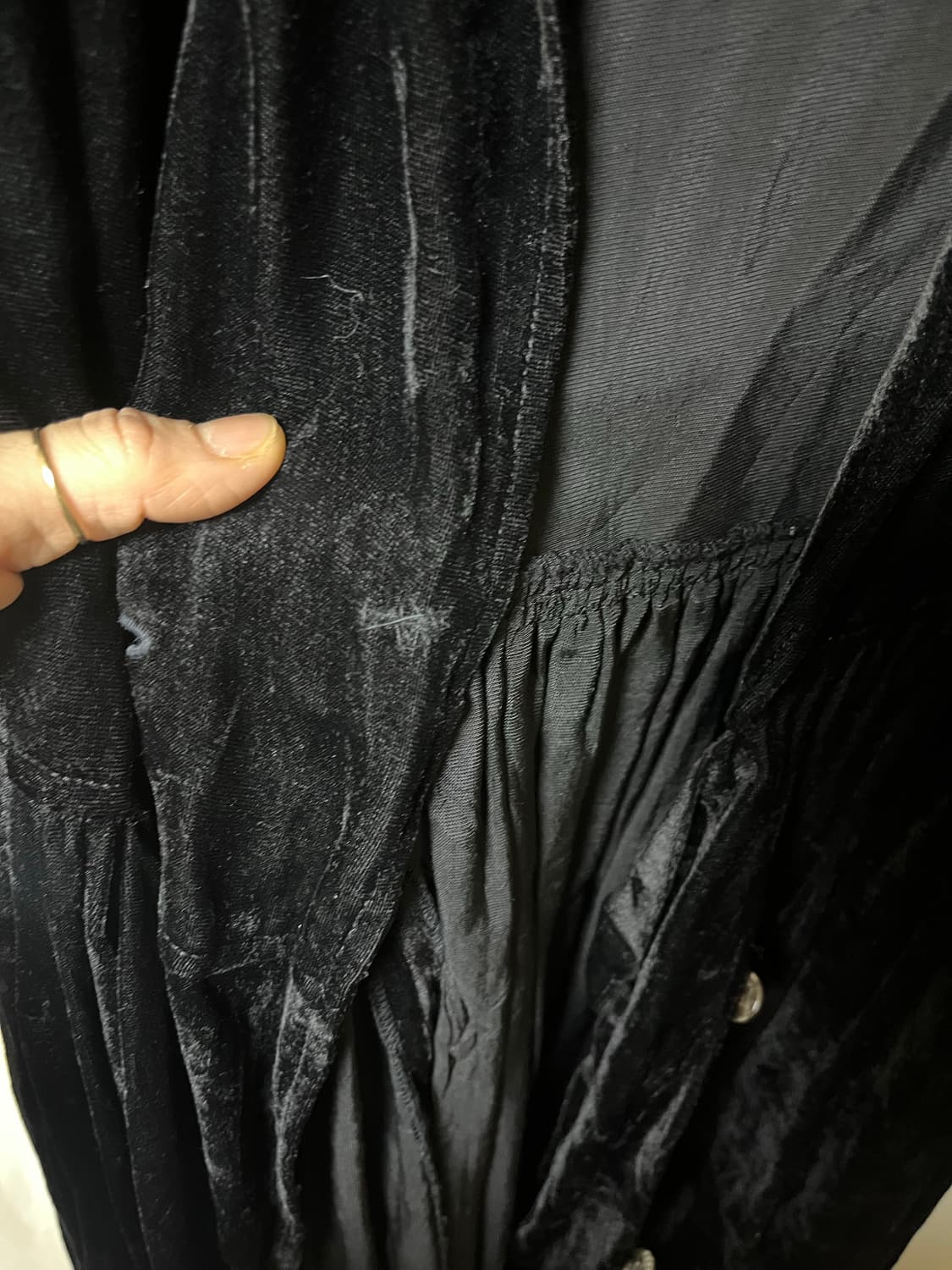 꼼데가르송 벨루어드레스  상품이미지6