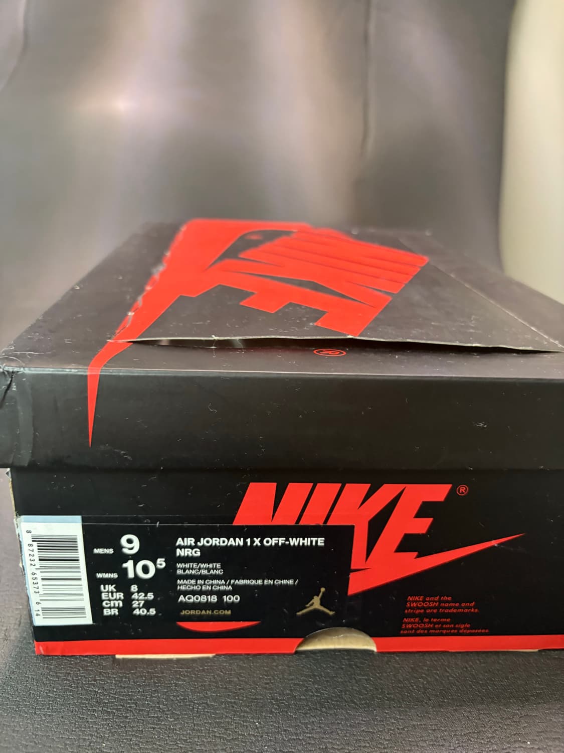 오프화이트 조던1 NRG 화이트 270 상품이미지8