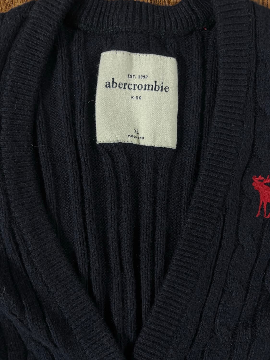 아베크롬비 꽈배기 가디건 상품이미지2