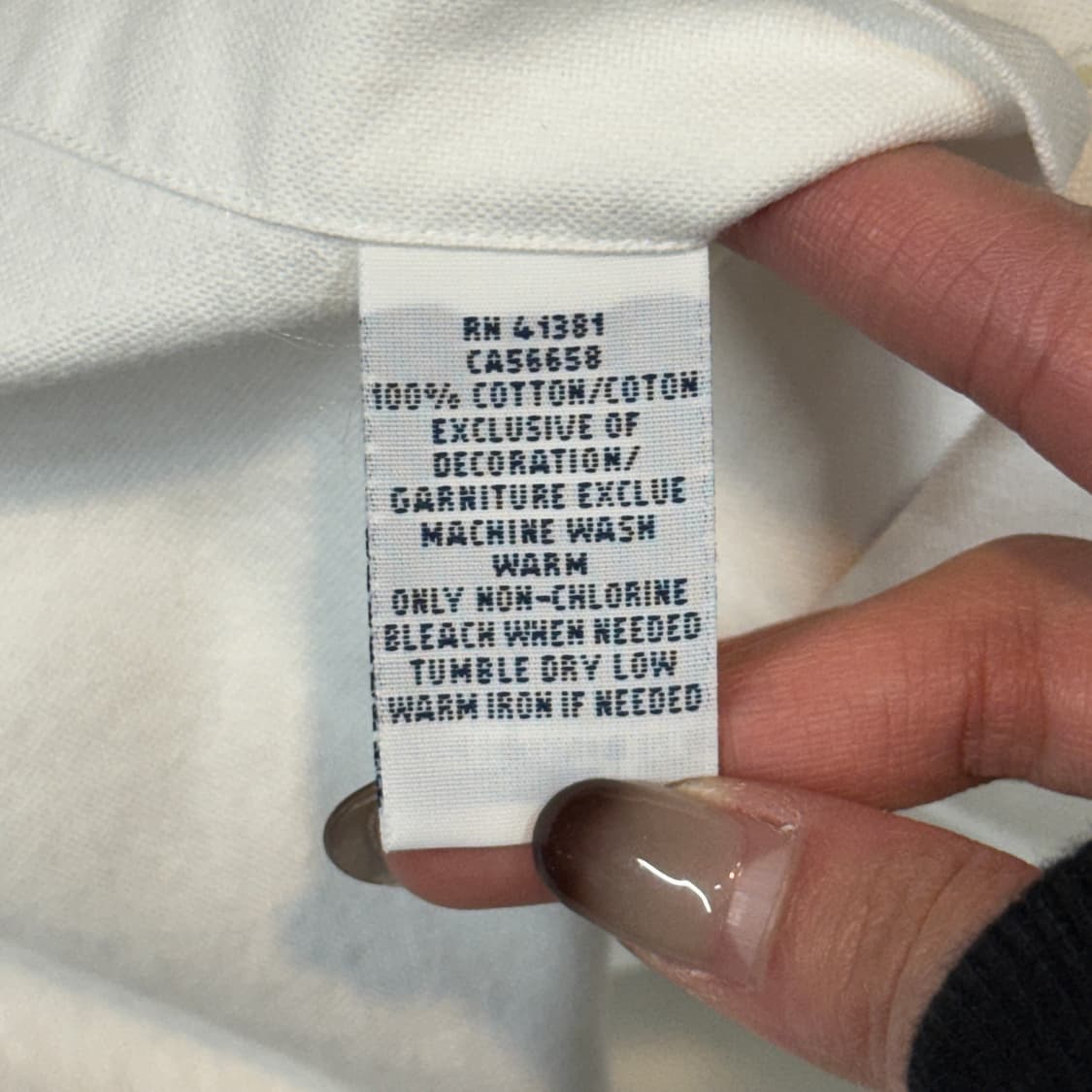 M) 폴로 랄프로렌 클래식 옥스포드 화이트 셔츠 상품이미지7