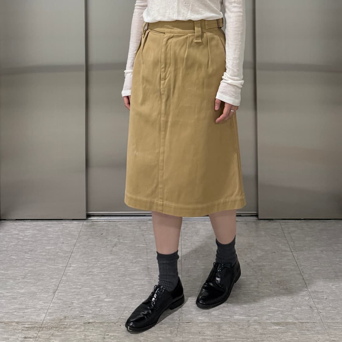 MHL belted skirt 상품이미지2