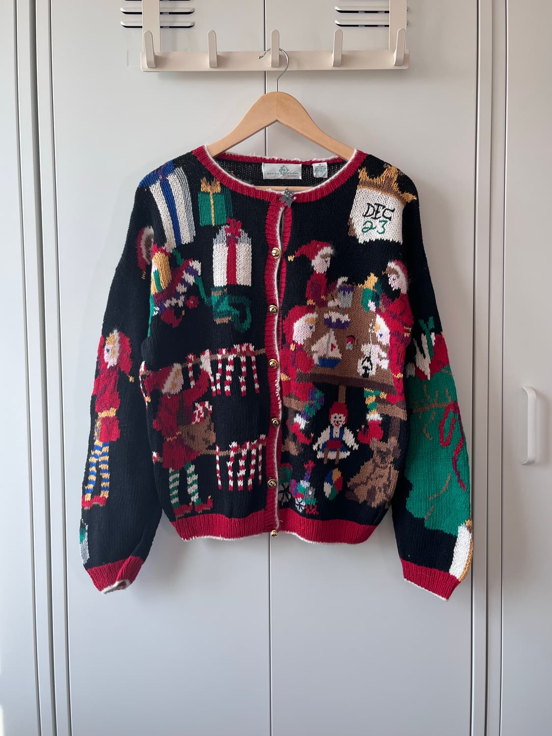 Design ptions 크리스마스 작업실 니트 가디건  상품이미지1