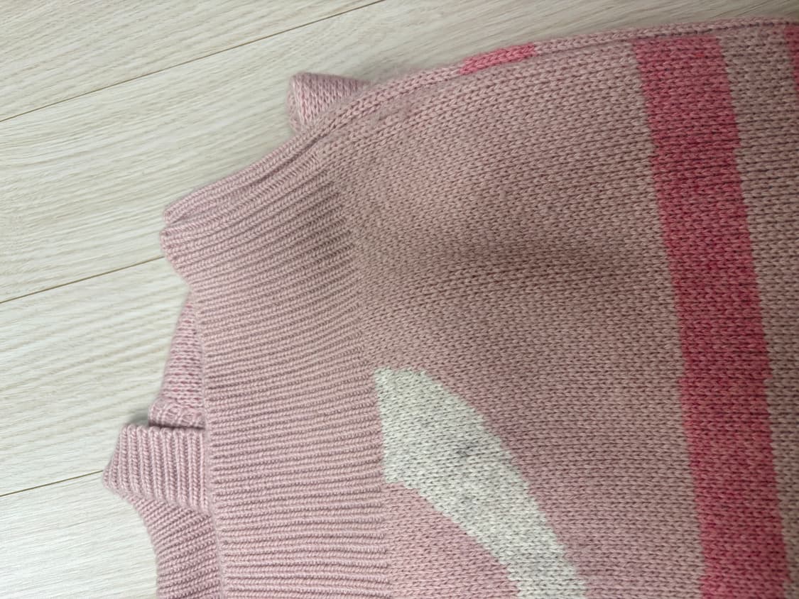 시눈 19fw 카라 니트 핑크 상품이미지3