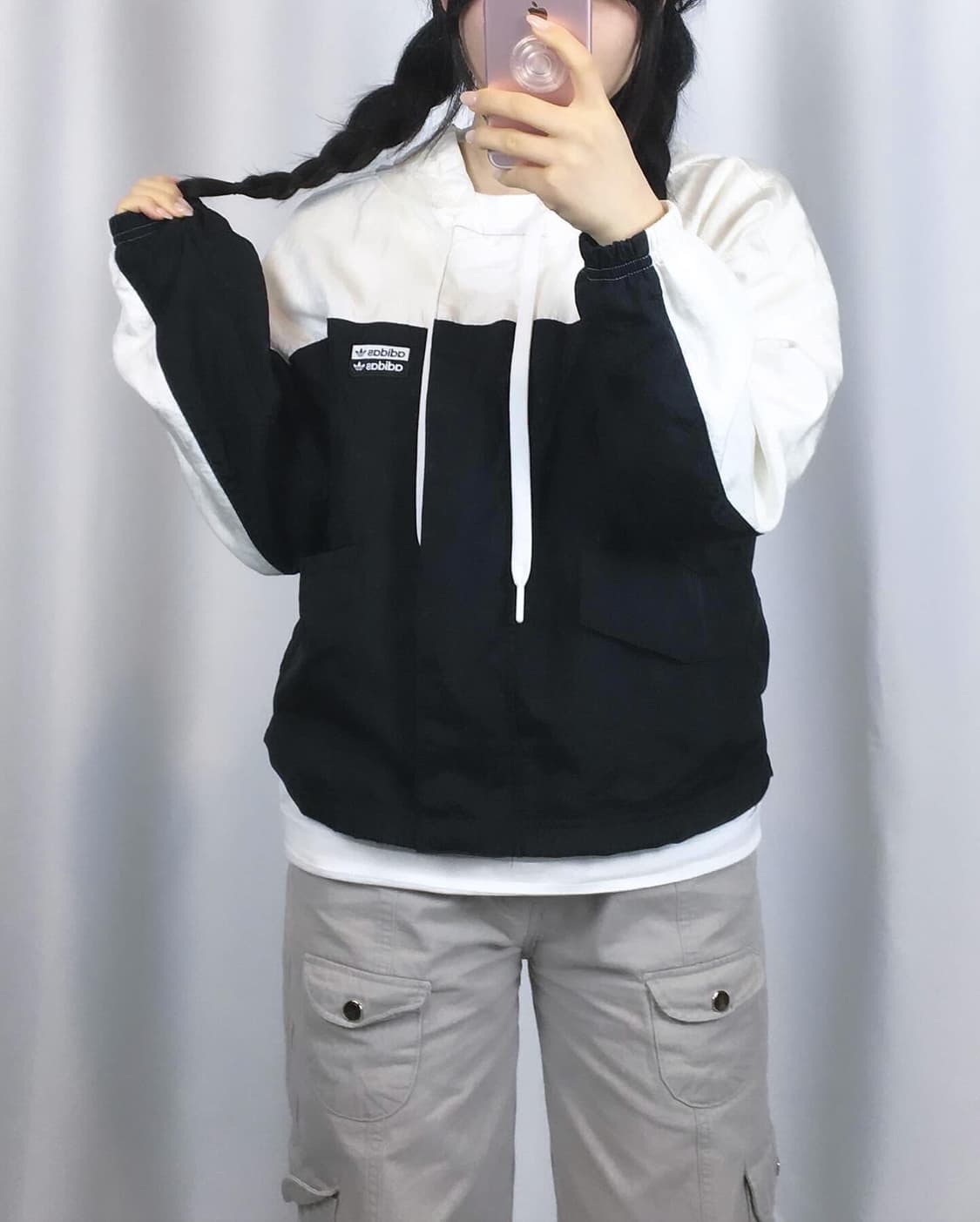 아디다스 크롭 바람막이 adidas 상품이미지8