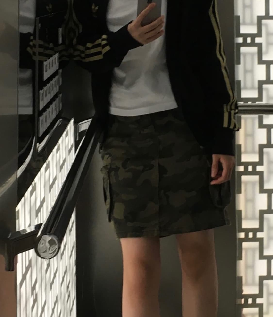 디키즈 카키 카모플라쥬 카고 스커트 상품이미지5
