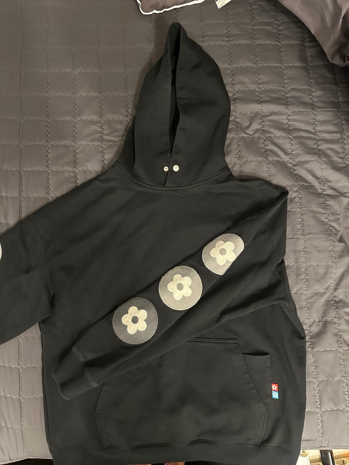 반디더핑크 블랙 후드 상품이미지1