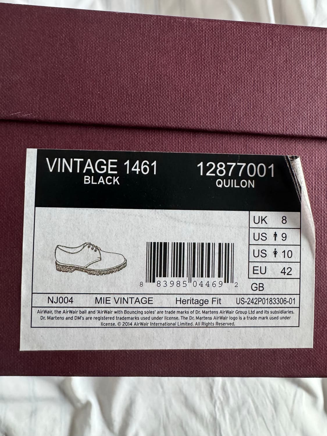 [270] 닥터마틴 1461 빈티지 MIE 상품이미지6