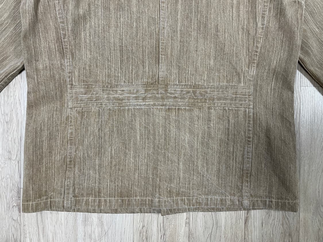 95~100) 슈가케인 베이지데님 커버올 자켓 상품이미지7