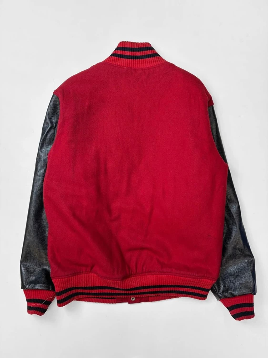 CHEDDA CLOTHING 00's 가죽 울 바시티 자켓 PN5545 상품이미지6