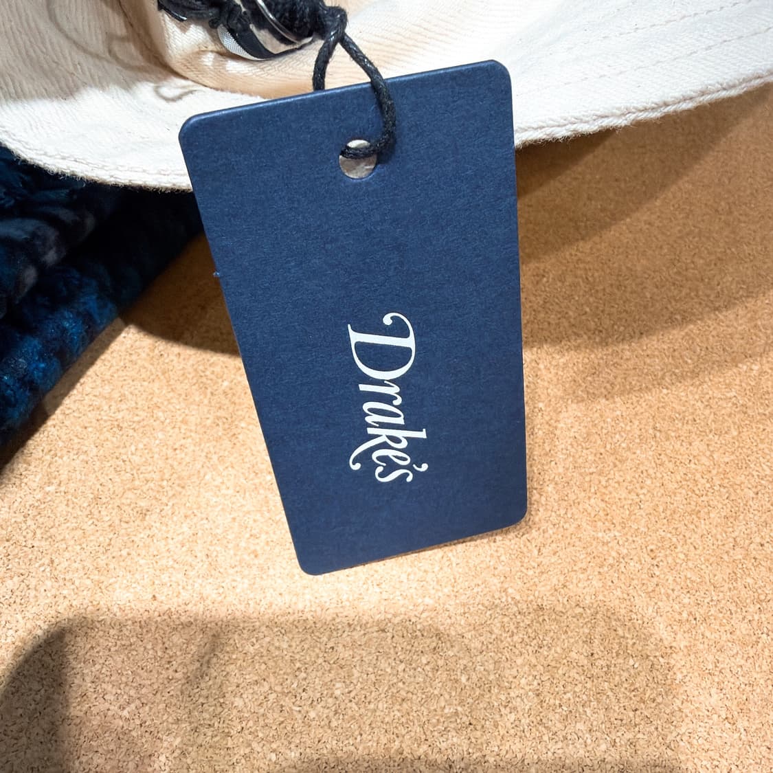 (정품/새상품) Drake's 드레익스 남성 에크루 헤비 코튼 버킷햇 상품이미지4