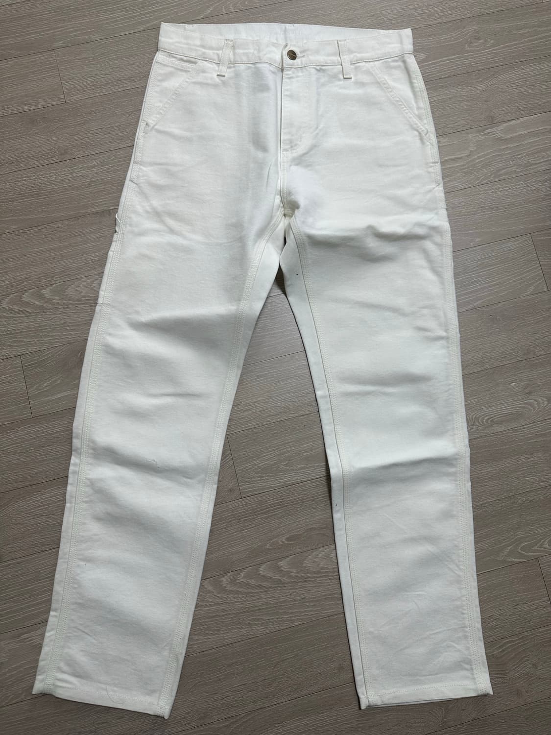 칼하트 싱글니 팬츠 크림컬러 29sz 상품이미지1