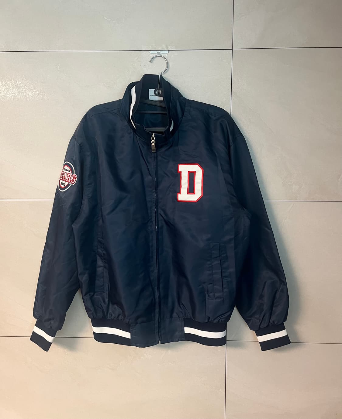 두산베어스 네포스 야구 자켓 점퍼 네이비 (90)  상품이미지3