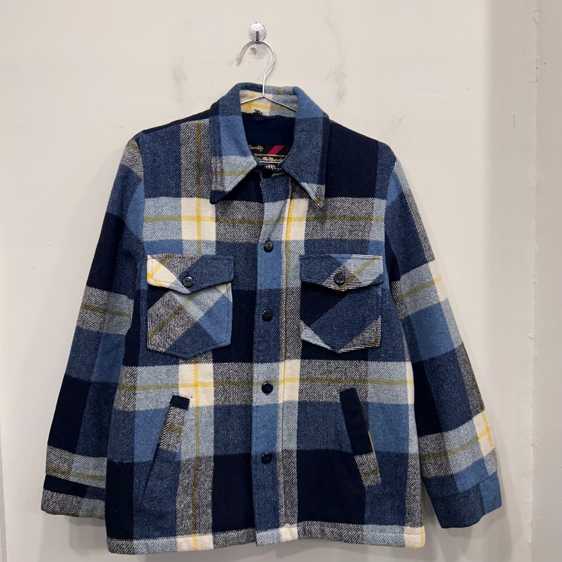 시어즈 이너헤어 빈티지 타탄테크 울 셔켓 상품이미지2